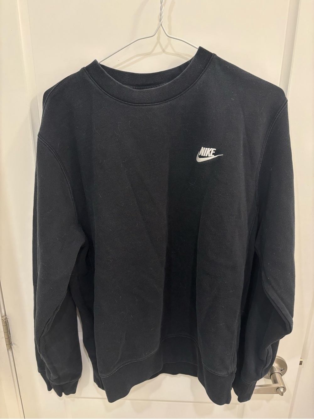 Nike black crewneck sweater used